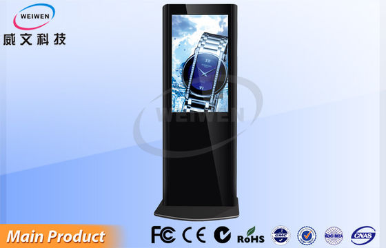 নমনীয় 3G নেটওয়ার্ক স্ট্যান্ড একা ডিজিটাল signage ডিসপ্লে ওয়াটারপ্রুফ উচ্চ রেজোলিউশন এলসিডি