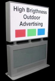 নিজস্ব আউটডোর ডিজিটাল signage কেস মেঝে হাইলাইট LED পর্দা জন্য স্থায়ী