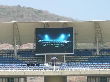 স্টেডিয়ামে LED ডিসপ্লে স্ক্রিন, খালেদা P12 পূর্ণ রঙ ডিজিটাল signage